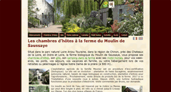 Desktop Screenshot of moulindesaussaye.com