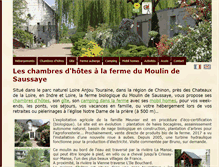 Tablet Screenshot of moulindesaussaye.com